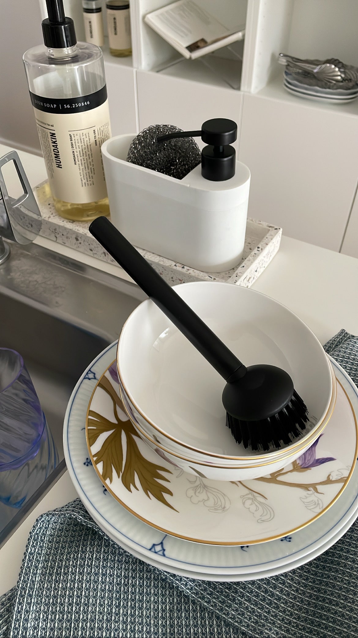 Opvaskesæt, 3i1 - hvid